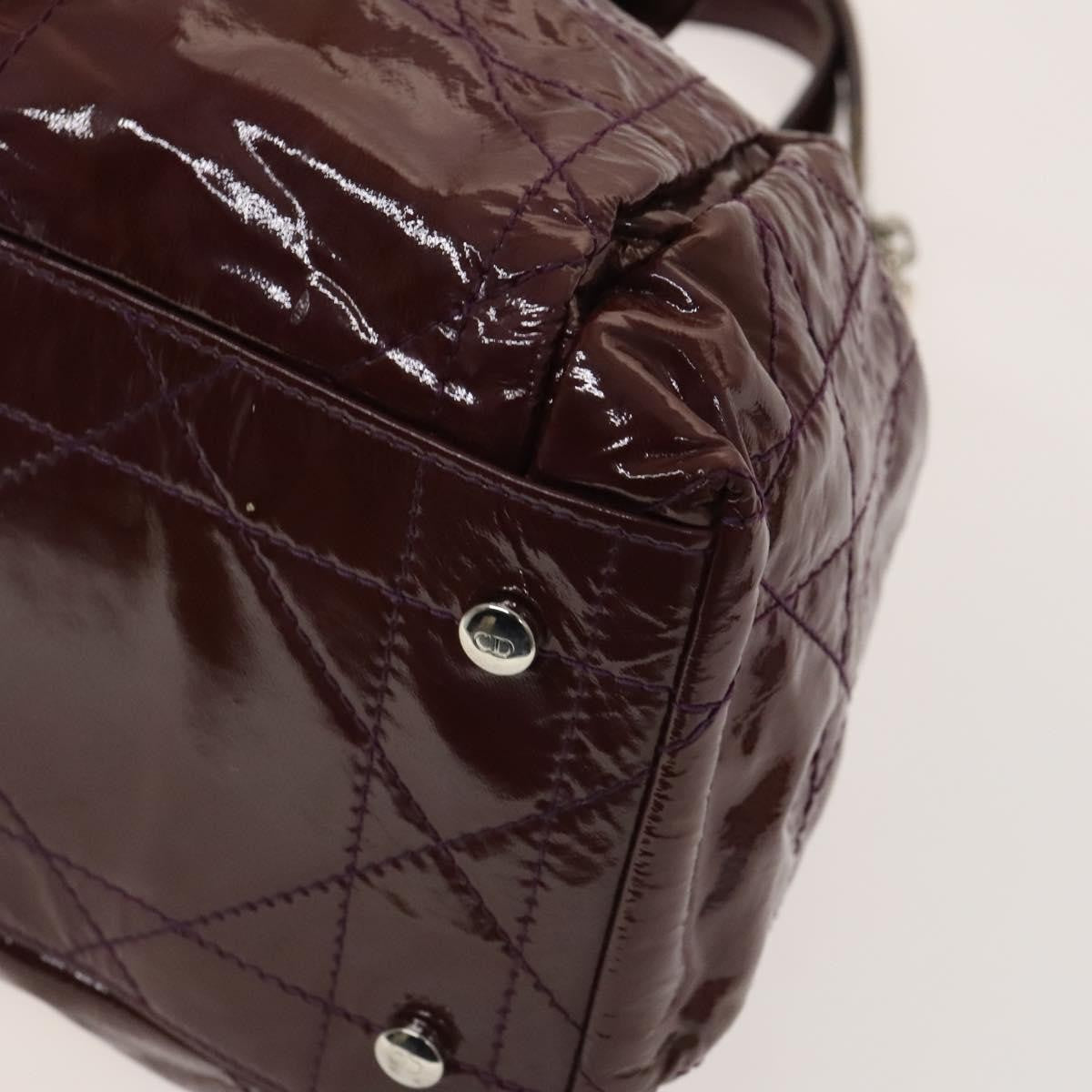 Christian Dior Le Trente Bag Cannage Quilt Patent, PURPLE, PATENT_LEATHER, Shoulder bag