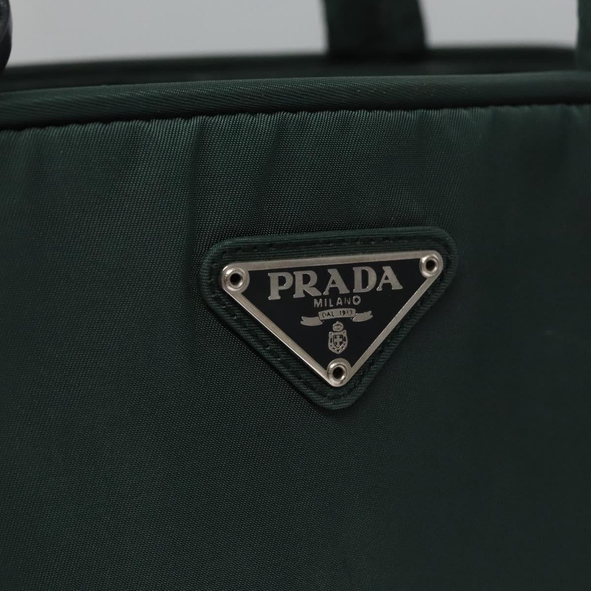 Prada Vintage Handbag Tessuto, GREEN, NYLON, Handbag
