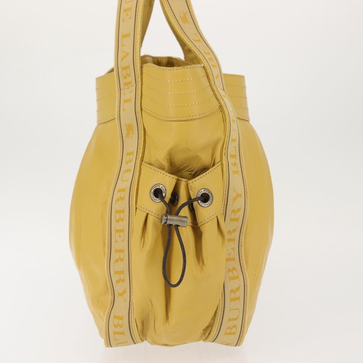Burberry Blue Label Tote Bag Leather, YELLOW, LEATHER, Tote bag