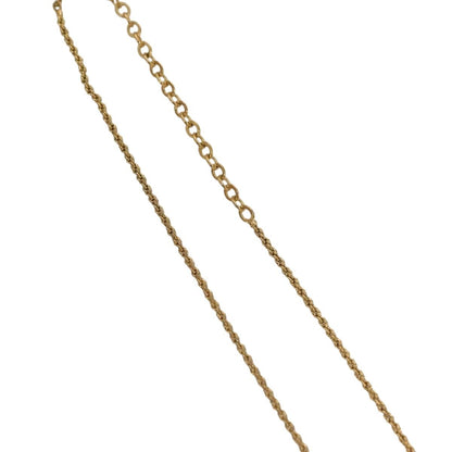 Christian Dior CD Pendant Necklace Gold-plated, GOLD, METAL, Necklace
