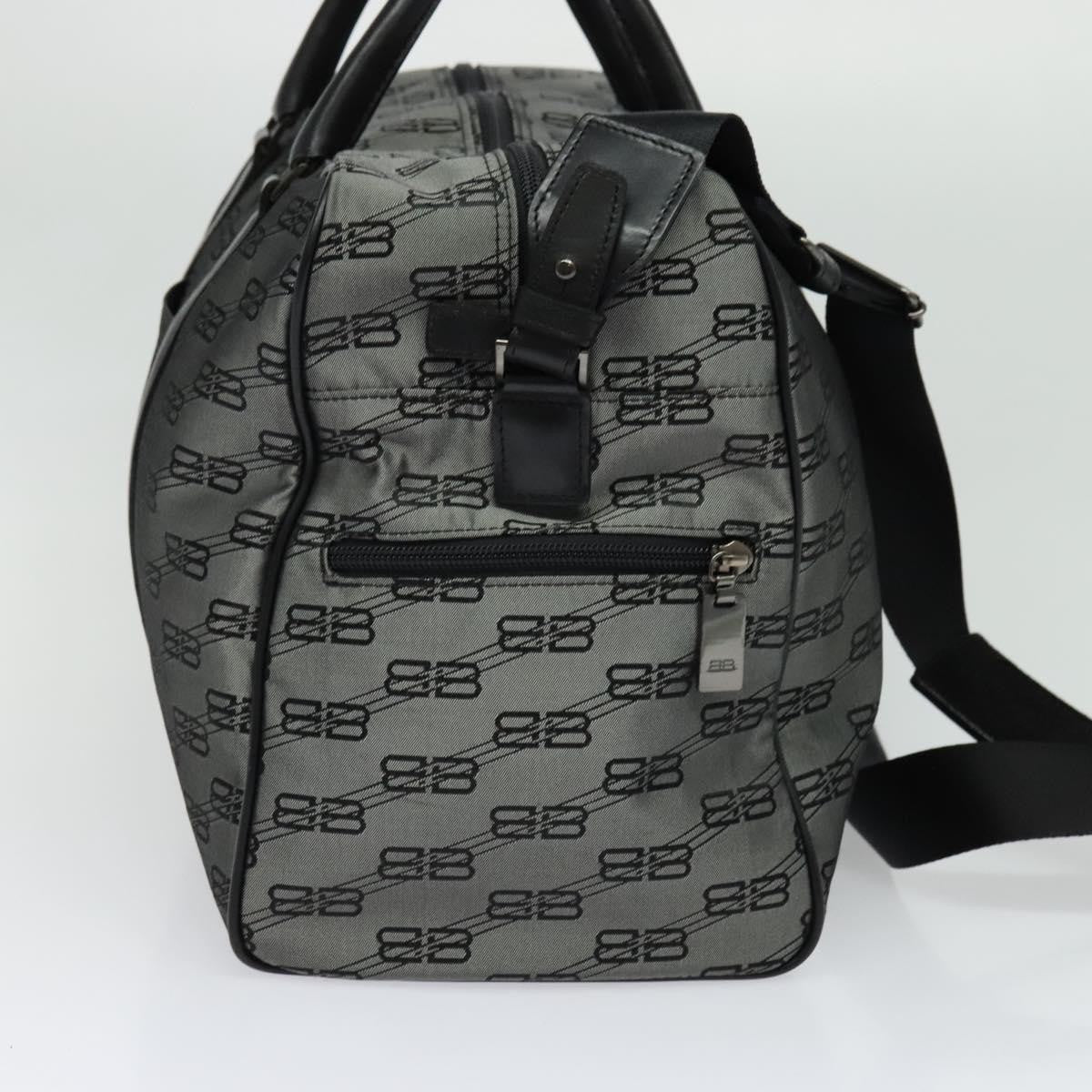 Balenciaga Vintage Boston Nylon, GRAY, NYLON, Travel bag