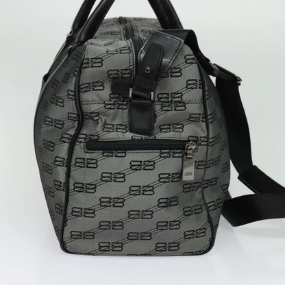 Balenciaga Vintage Boston Nylon, GRAY, NYLON, Travel bag