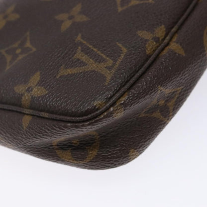 Louis Vuitton Pochette Accessoires Monogram Canvas, BROWN, CANVAS, Clutche & pouche