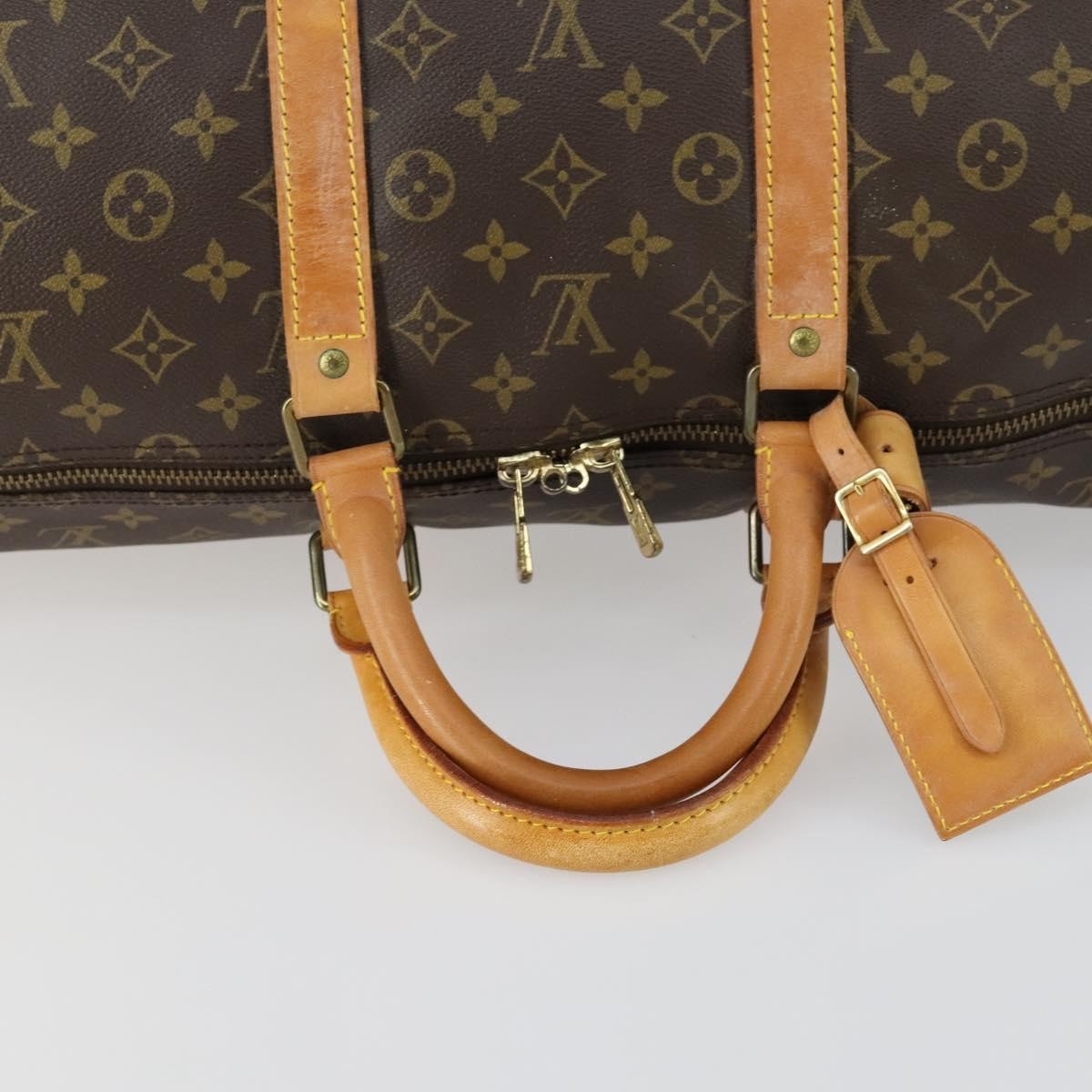 Louis Vuitton Keepall Bag Monogram Canvas, Brown, Canvas, Travel Bag