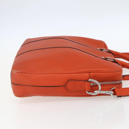 Louis Vuitton Porte-Documents Voyage Briefcase Taiga Leather, ORANGE, LEATHER, Briefcase
