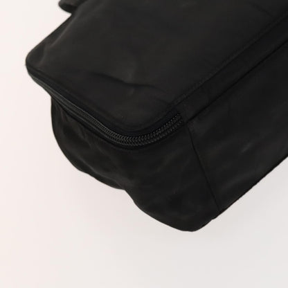 Prada Vintage Zip Handbag Tessuto, BLACK, NYLON, Handbag