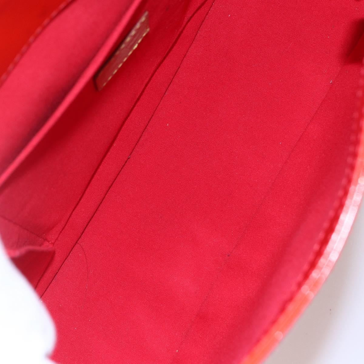 Louis Vuitton Biscayne Bay Handbag Monogram Vernis, RED, PATENT_LEATHER, Handbag