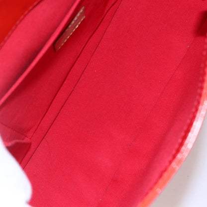 Louis Vuitton Biscayne Bay Handbag Monogram Vernis, RED, PATENT_LEATHER, Handbag