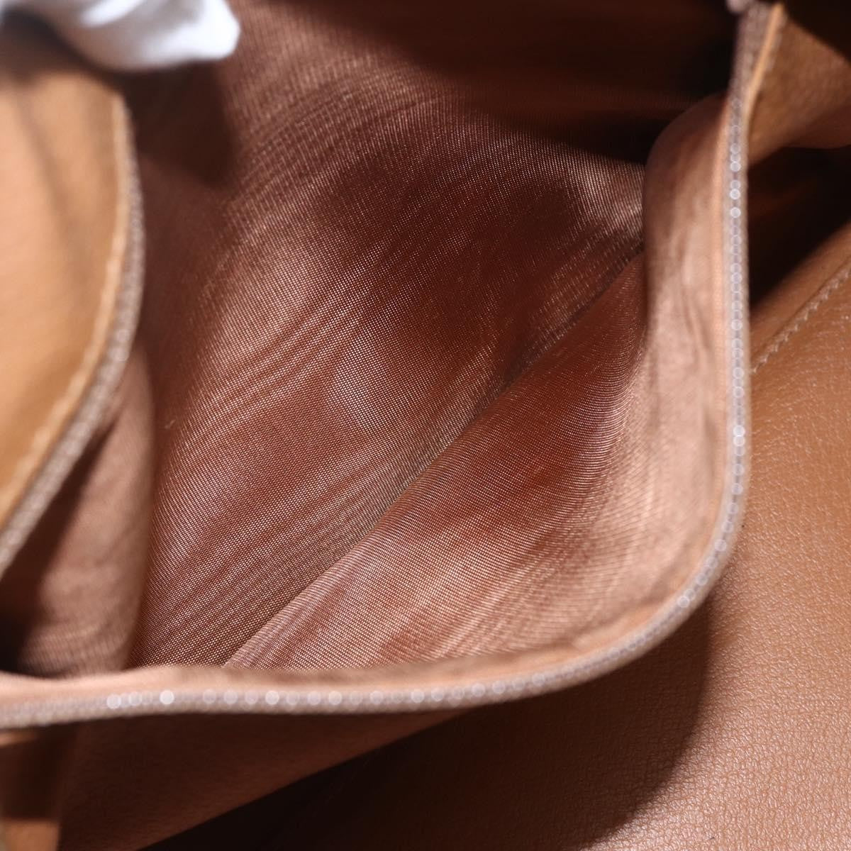 Celine Boston Bag Triomphe Coated Canvas, BROWN, CANVAS, Handbag