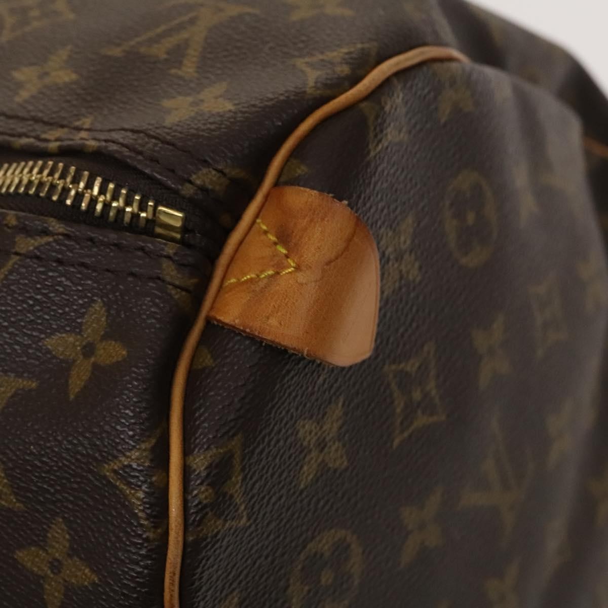 Louis Vuitton Keepall Bag Monogram Canvas, BROWN, CANVAS, Travel bag