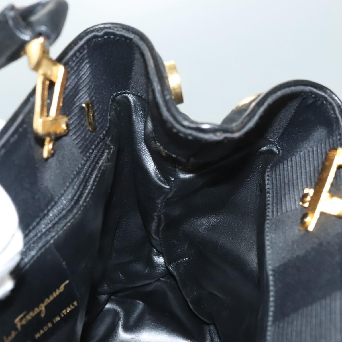 Salvatore Ferragamo Vintage Handbag Nylon, BLACK, NYLON, Handbag