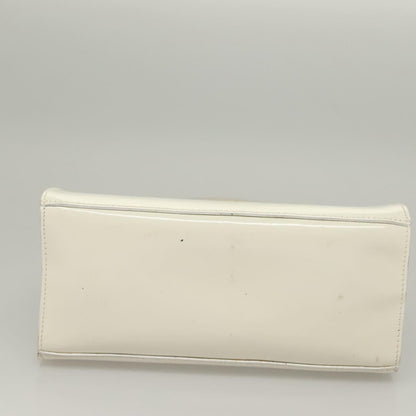 Salvatore Ferragamo Vintage Handbag Patent leather, WHITE, PATENT_LEATHER, Handbag