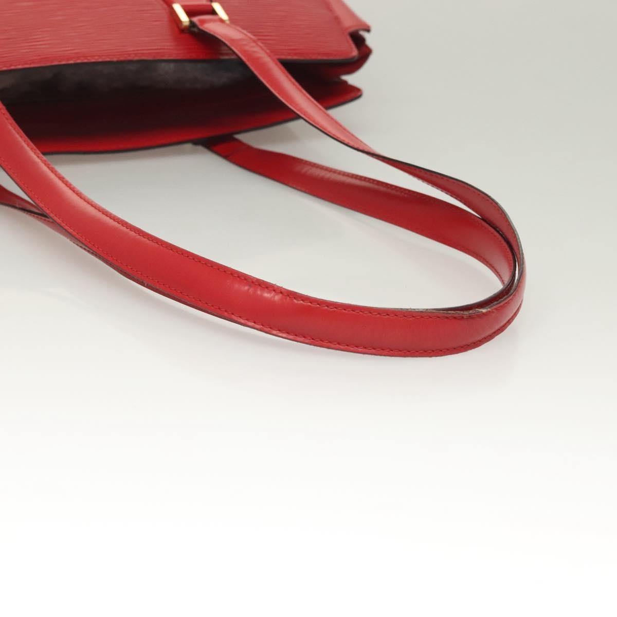 Louis Vuitton Sac Plat NM Bag Epi Leather, RED, LEATHER, Handbag