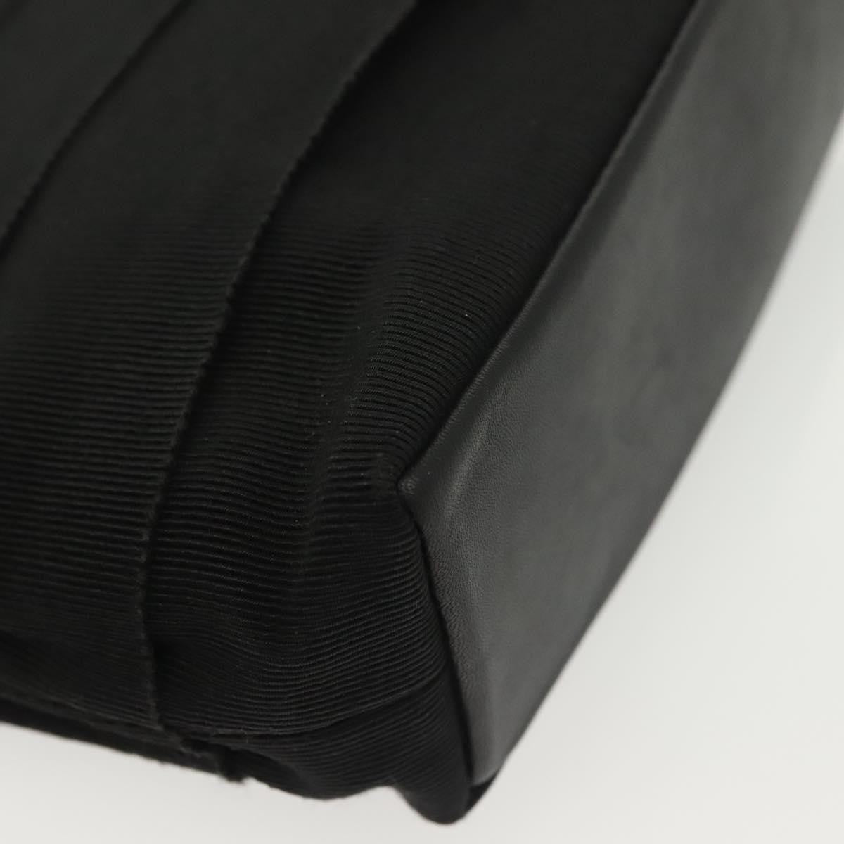 Salvatore Ferragamo Vala Handbag Canvas, BLACK, CANVAS, Handbag