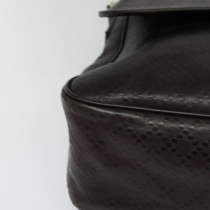 Gucci Lux Flap Messenger Bag Diamante Leather, BROWN, LEATHER, Crossbody bag