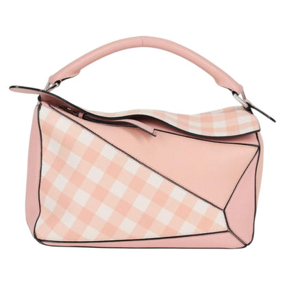 Loewe Puzzle Bag Leather, PINK, LEATHER, Handbag