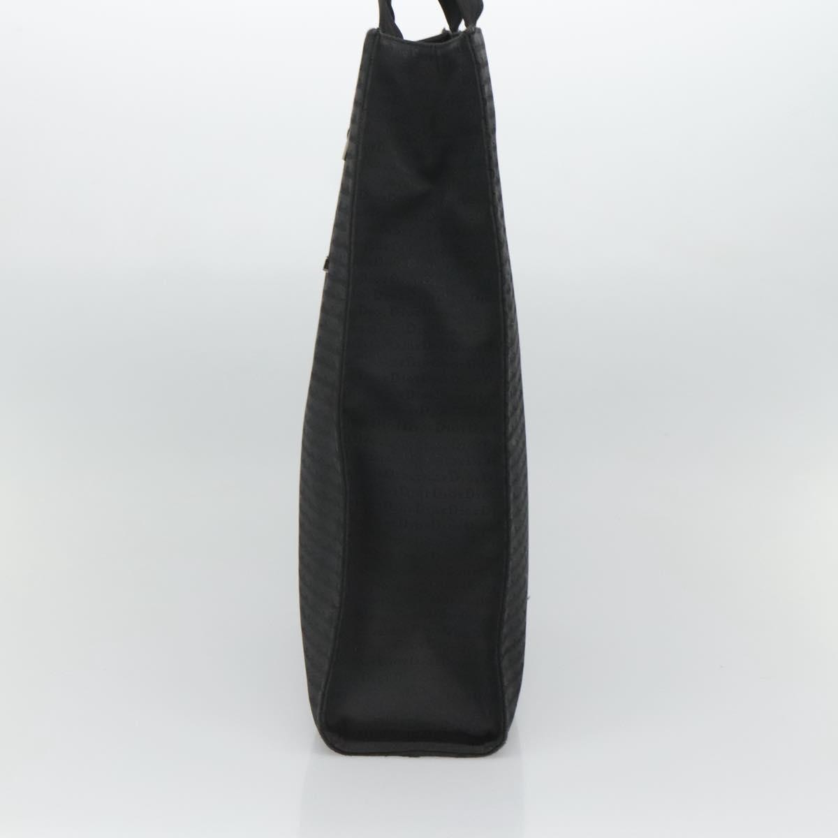 Christian Dior Vintage Tote Canvas, BLACK, CANVAS, Tote bag