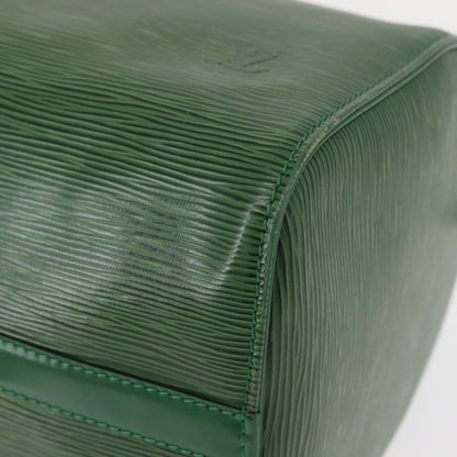 Louis Vuitton Speedy Handbag Epi Leather, GREEN, LEATHER, Handbag