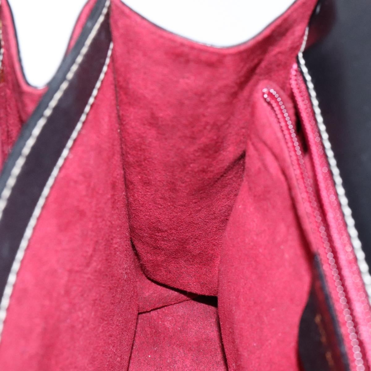 Salvatore Ferragamo Gancini Convertible Top Handle Bag Leather, BLACK, LEATHER, Handbag