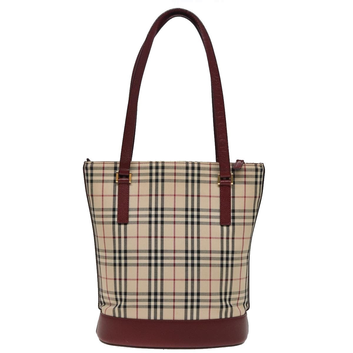 Burberry Nova Check Tote canvas check pattern, BEIGE, CANVAS, Tote bag
