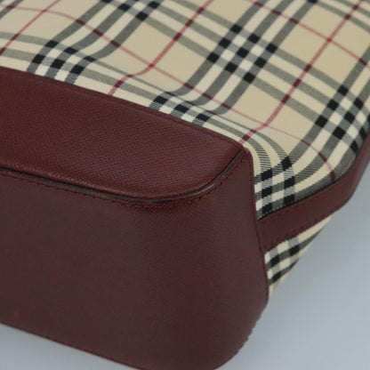 Burberry Nova Check Tote canvas check pattern, BEIGE, CANVAS, Tote bag
