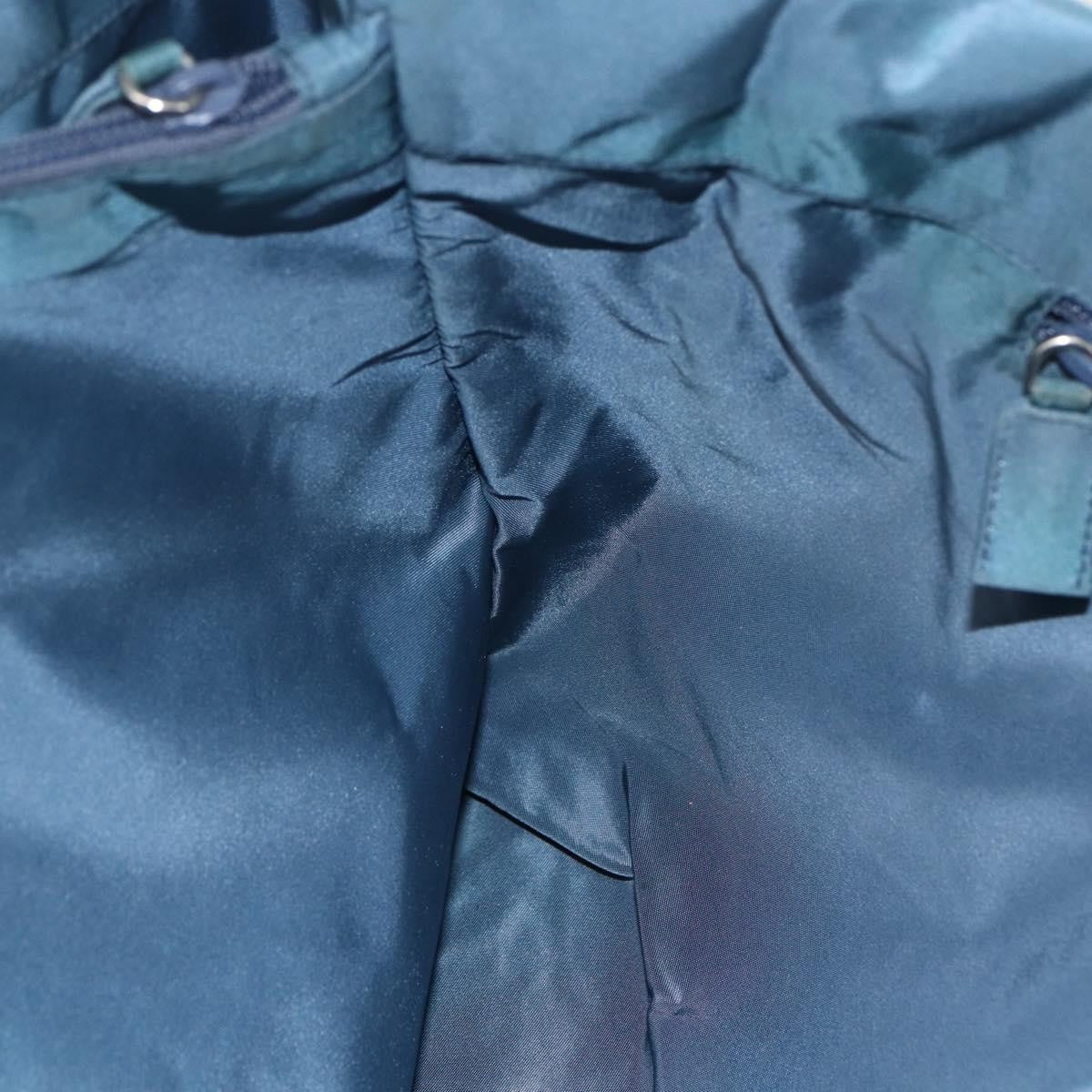 Prada Vintage Tote Tessuto, BLUE, NYLON, Shoulder bag