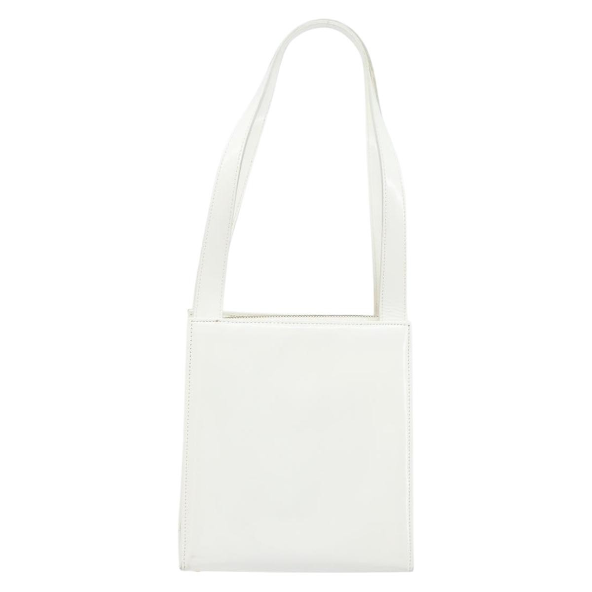 Versace Medusa Shoulder Bag Leather, WHITE, LEATHER, Shoulder bag