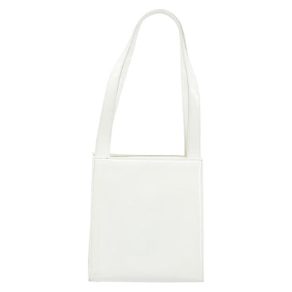 Versace Medusa Shoulder Bag Leather, WHITE, LEATHER, Shoulder bag