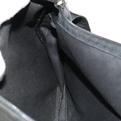 Fendi Vintage Double Buckle Flap Shoulder Bag Nylon, BLACK, NYLON, Shoulder bag