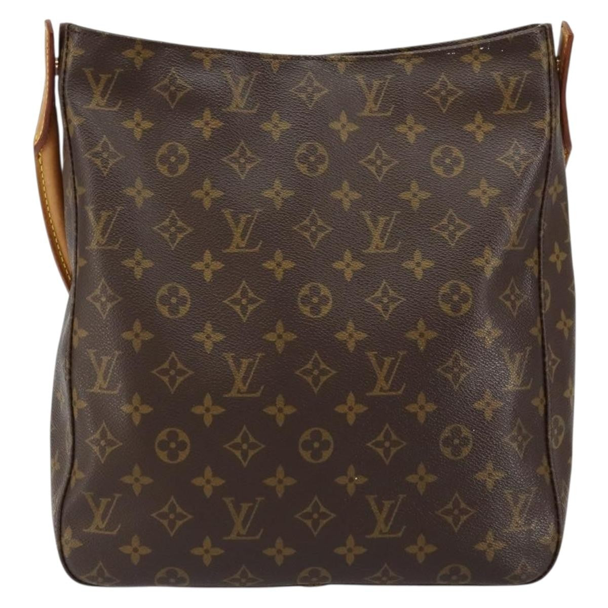 Louis Vuitton Looping Handbag Monogram Canvas, BROWN, CANVAS, Shoulder bag