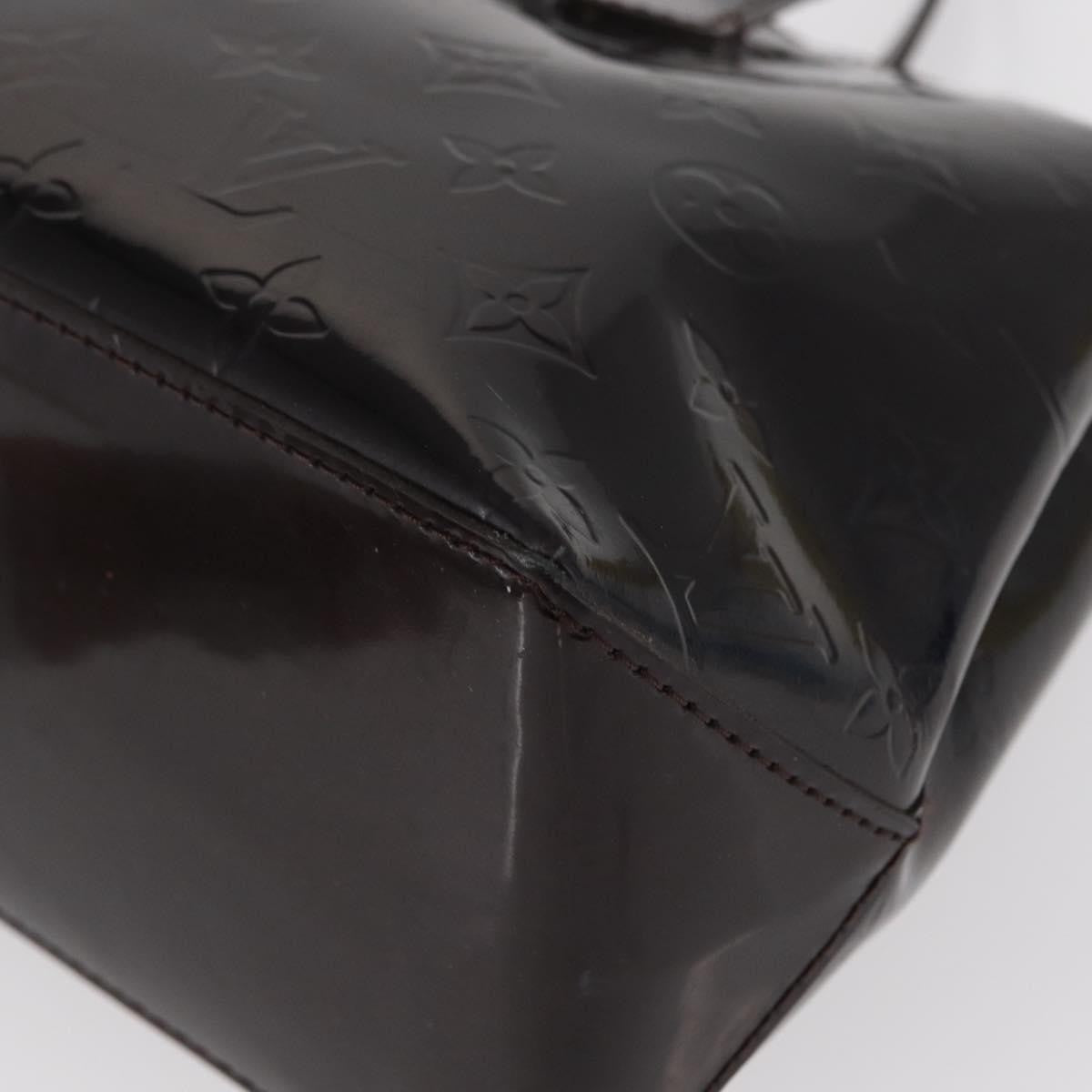 Louis Vuitton Wilshire Handbag Monogram Vernis, BURGUNDY, PATENT_LEATHER, Handbag