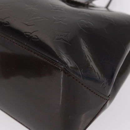 Louis Vuitton Wilshire Handbag Monogram Vernis, BURGUNDY, PATENT_LEATHER, Handbag