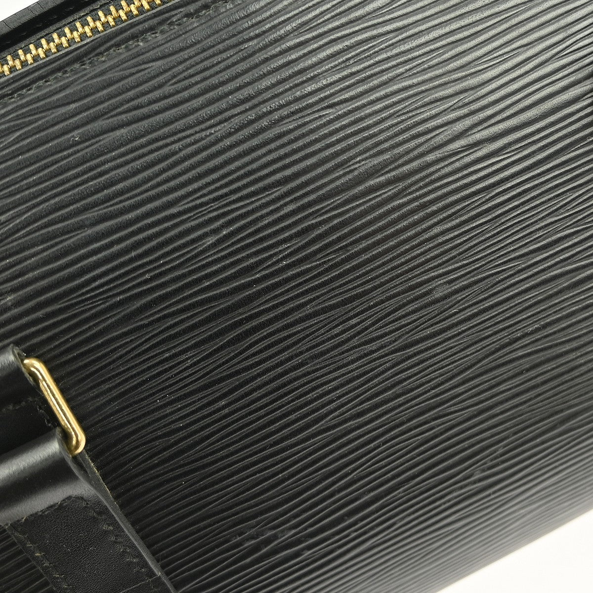 Louis Vuitton Soufflot Handbag Epi Leather, BLACK, LEATHER, Handbag