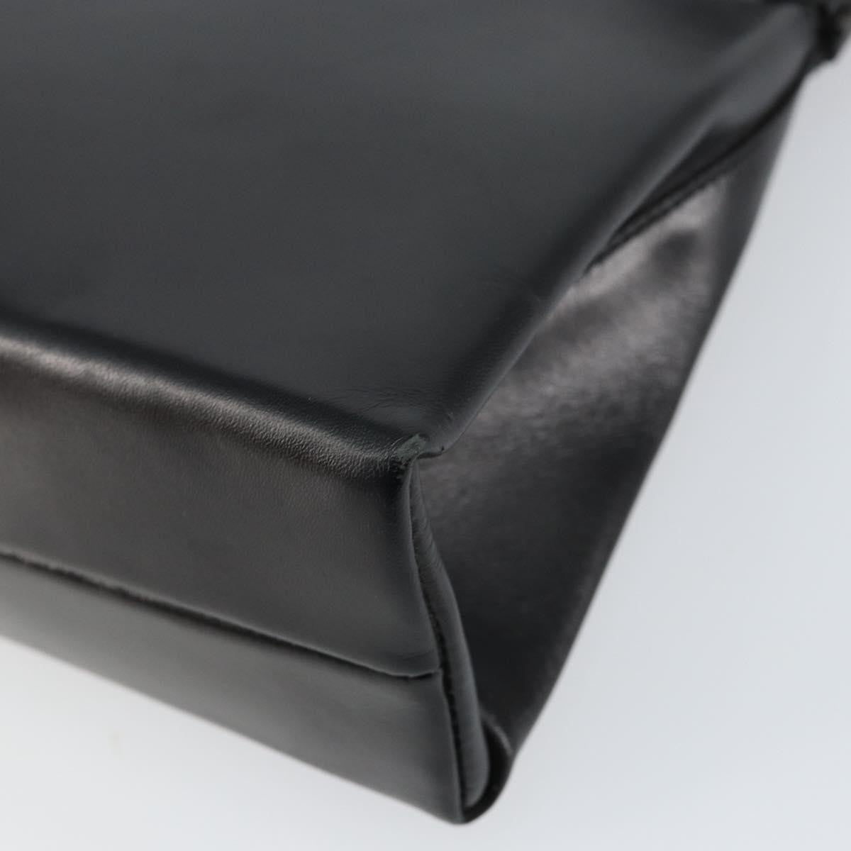 Prada Vintage Handbag Leather, BLACK, LEATHER, Handbag