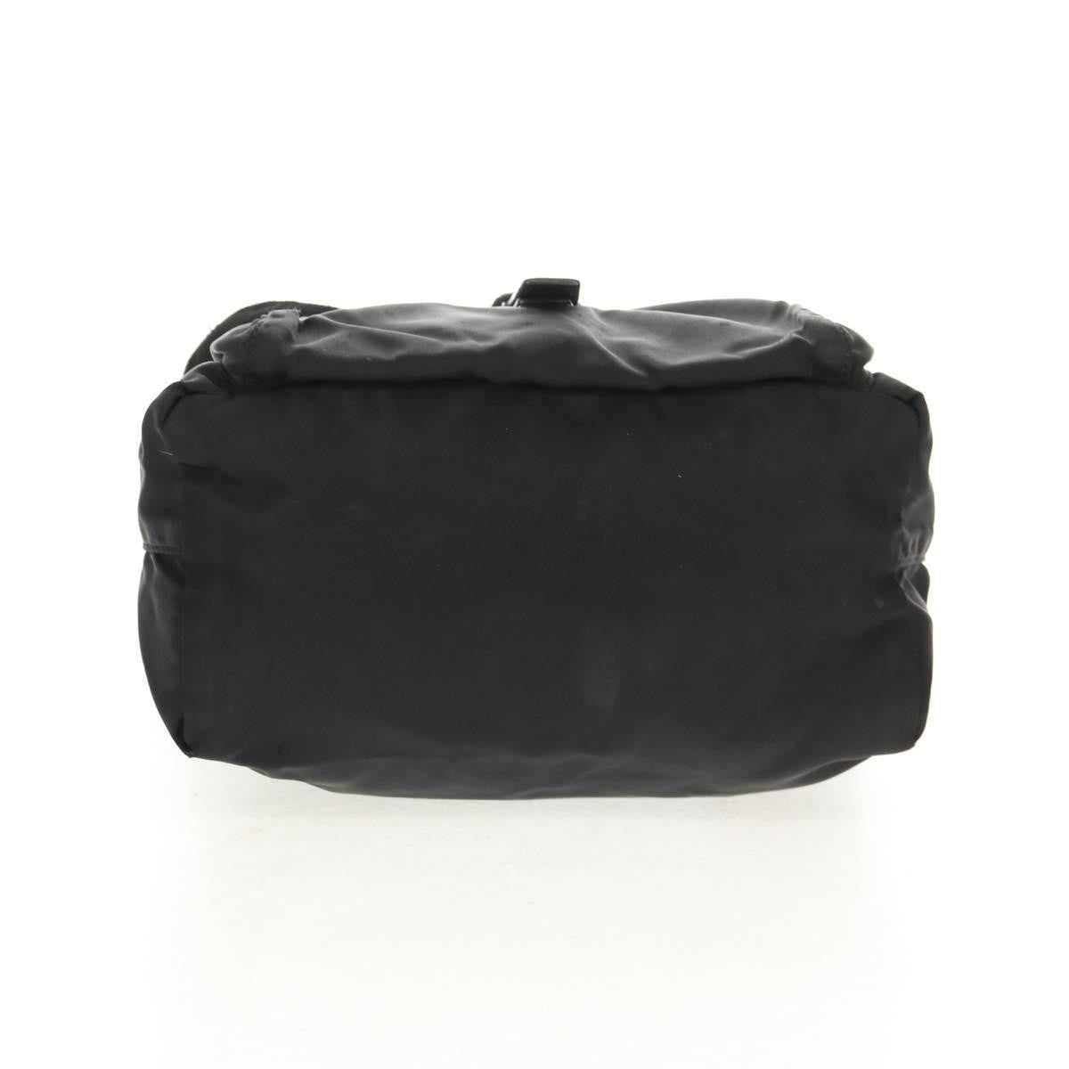 Prada Buckle Messenger Bag Tessuto, BLACK, NYLON, Shoulder bag
