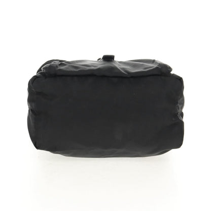 Prada Buckle Messenger Bag Tessuto, BLACK, NYLON, Shoulder bag