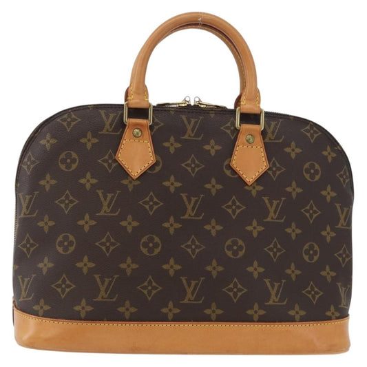 Louis Vuitton Alma Handbag Monogram Canvas, BROWN, CANVAS, Handbag