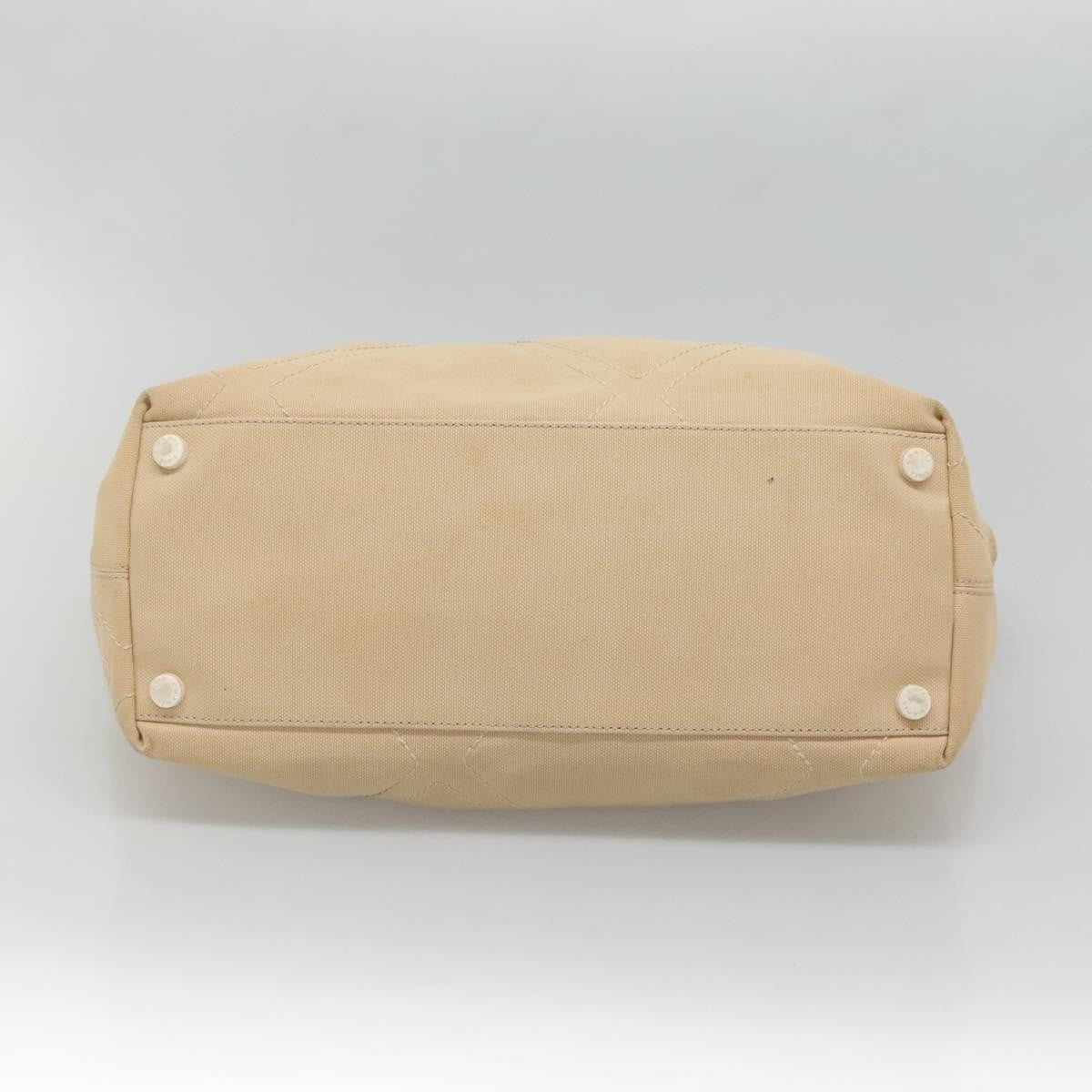 Chanel Vintage Cruise Line No.5 Tote Quilted Canvas, BEIGE, CANVAS, Tote bag