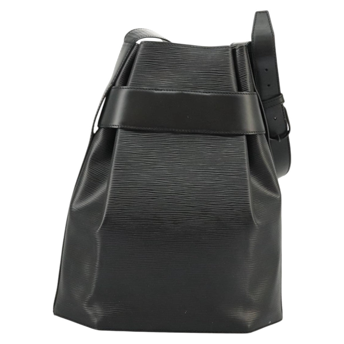 Louis Vuitton Vintage Sac d'Epaule Handbag Epi Leather, BLACK, LEATHER, Handbag
