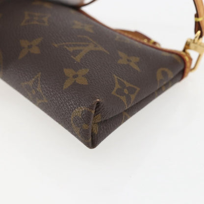 Louis Vuitton Delightful Pochette Monogram Canvas, BROWN, CANVAS, Clutche & pouche