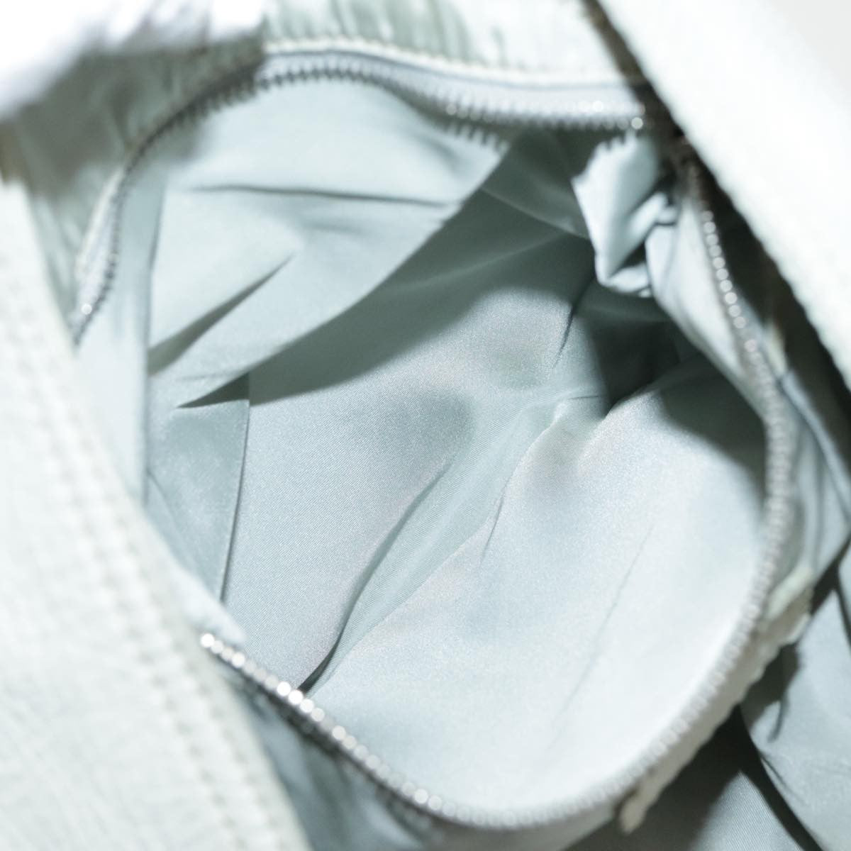 Prada Vintage Handbag Leather, WHITE, LEATHER, Handbag