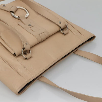 Bvlgari Tote bag Leather, BEIGE, LEATHER, Tote bag