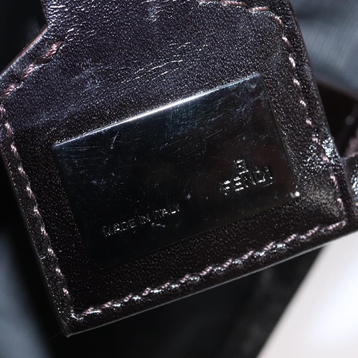 Fendi Roll Tote Zucca Canvas, BROWN, CANVAS, Tote bag