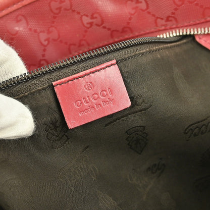 Gucci Plus Tote GG Imprime, RED, LEATHER, Tote bag