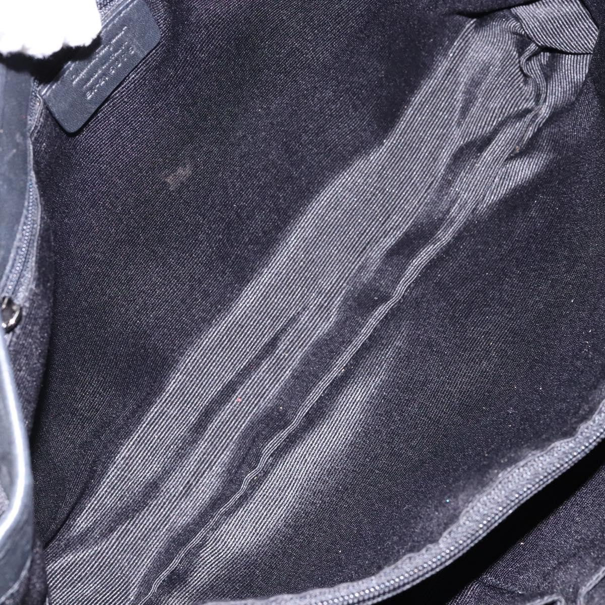 Salvatore Ferragamo Gancini Tote Canvas, BLACK, CANVAS, Tote bag