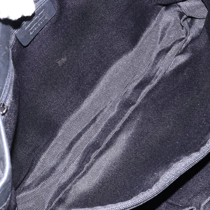 Salvatore Ferragamo Gancini Tote Canvas, BLACK, CANVAS, Tote bag