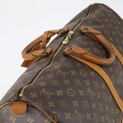Louis Vuitton Keepall Bag Monogram Canvas, BROWN, CANVAS, Travel bag