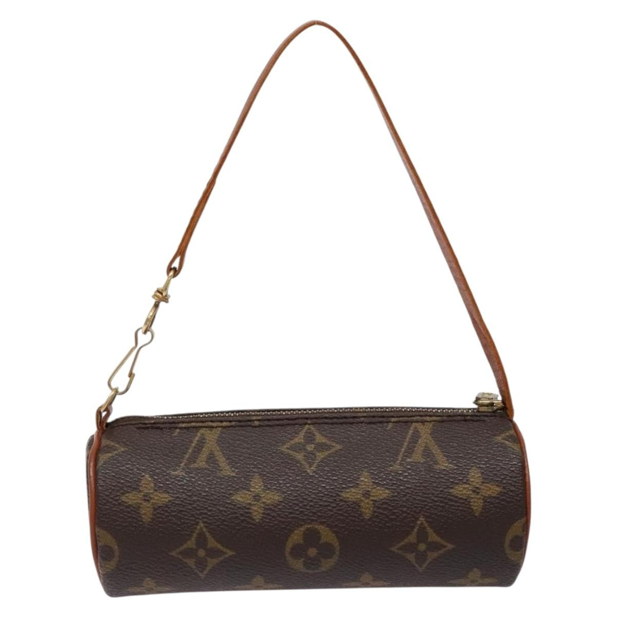Louis Vuitton Papillon Pochette Monogram Canvas, BROWN, CANVAS, Handbag
