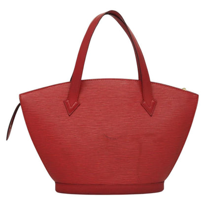 Louis Vuitton Saint Jacques Handbag Epi Leather, RED, LEATHER, Shoulder bag