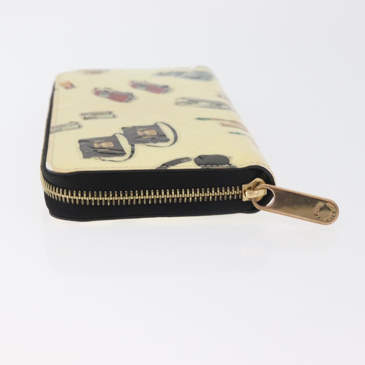 Louis Vuitton Nicolas Ghesquière Zippy Wallet Patent Monogram, White, Patent Leather, Wallet